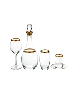 !!!Korkmaz A9226 Gala Gold 49 Parça Bardak Seti