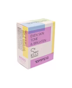 Tommy G TG5SX-EVE-F15 6 Sheet Mask Even Skin Tone&amp;brighten Tg-6lı Maske Cilt Tonu,aydınlatma