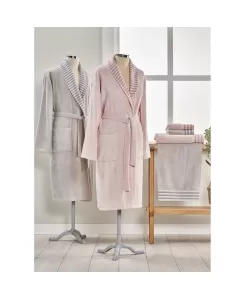 Taç 1500187784003 Pure Cotton Aıle Setı Alba Somon Tas