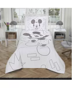 Taç 1000037695 Lıs. Jakar Yatak Ort.setı Dh Mıckey Mouse Enjoy