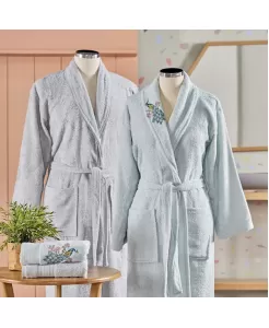 Taç 1500188688002 Soft Aıle Setı Anna Mint&amp;Gri-Bambu