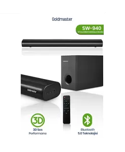Goldmaster Sw-940 Soundbar Woofer&#039;lı Kablosuz