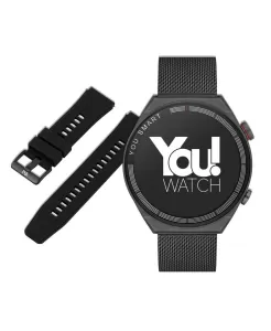 You Watch R13-ar132 You Black &amp; Black Hasır Unisex Kol Saati