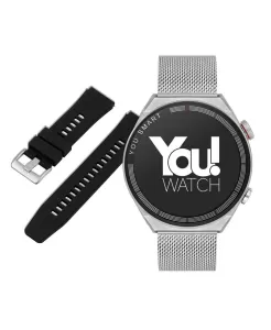 You Watch R13-ar133 You Silver &amp; Black Hasır Unisex Kol Saati