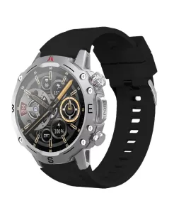 You Watch R15-ar156 You Silver &amp; Black Silicon Unisex Kol Saati