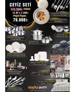 Mega Çeyiz Paketi 329 Parça Full Set