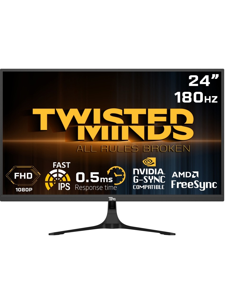 Twısted Mınds 23,8" Tm24fhd180ıps Fhd 180hz 0,5ms Hdmı Dp Hdr10 Fast Ips Çerçevesiz Gamıng Monitör