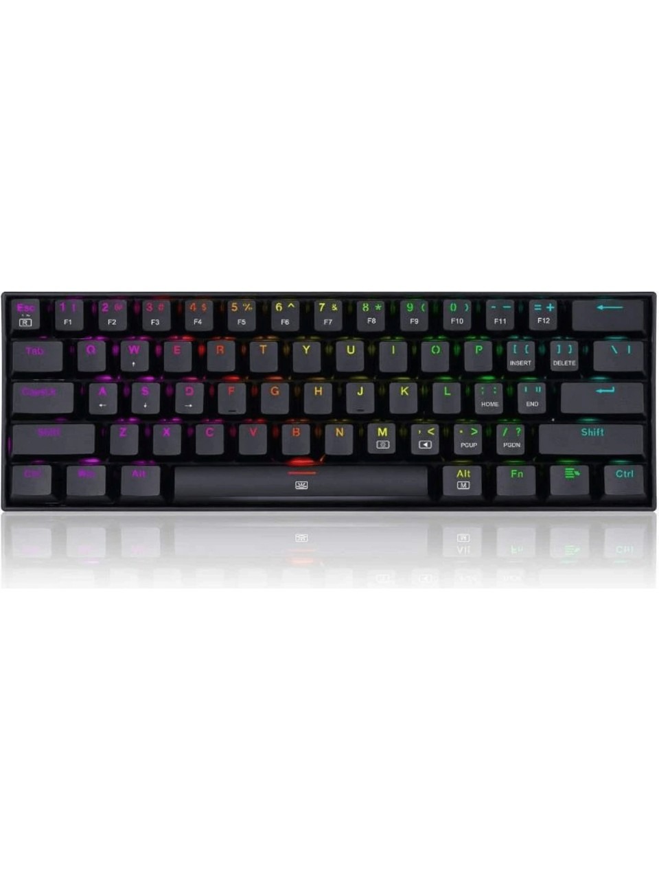 Redragon K630-rgb Blue Swıtch Kablolu Mekanik Gaming q klavye siyah