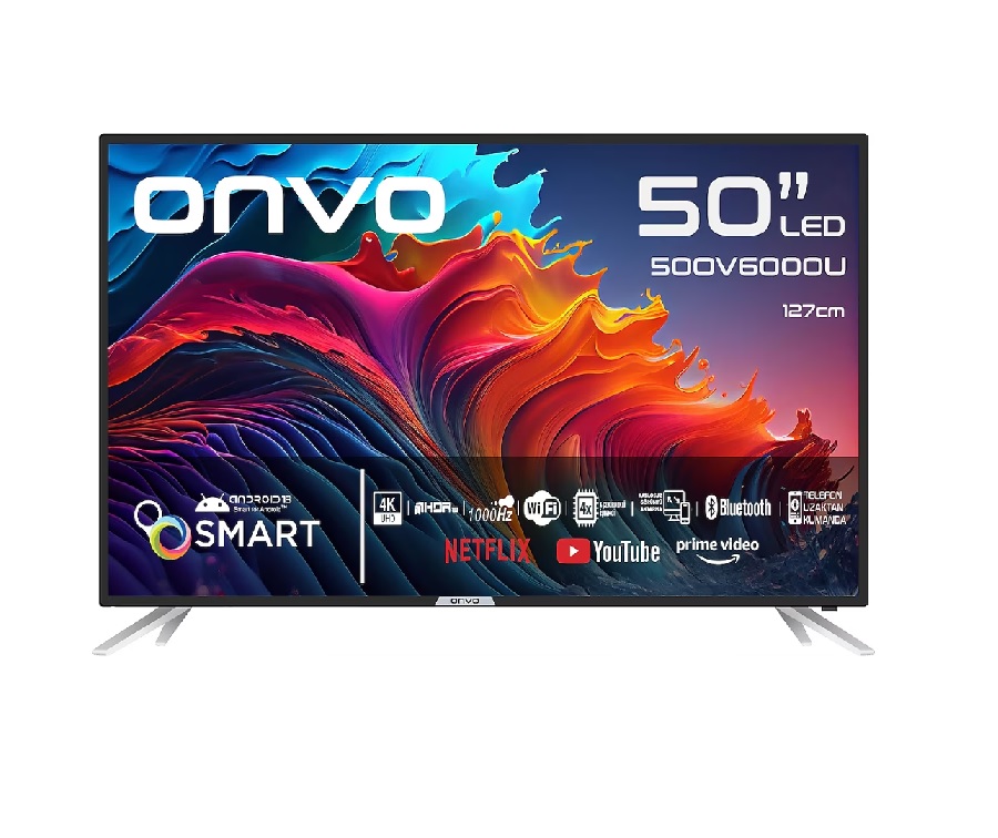 Onvo 50OV6000U 50&#039;&#039; Ultra Hd 4k Android 13 Smart Led Tv
