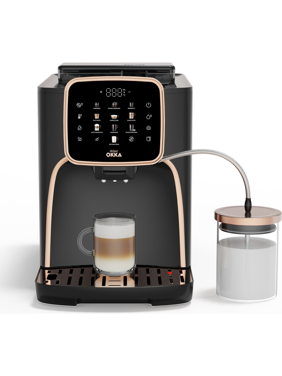 Arzum Ok0028-04 Okka Espresso Pro M Tam Otomatik Espresso Makinesi Bakır