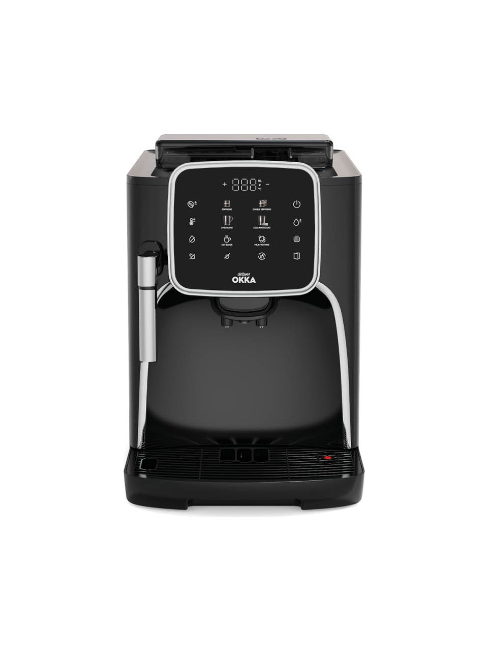 Arzum Ok0030-05 Okka Espresso Pro Tam Otomatik Espresso Makinesi Krom