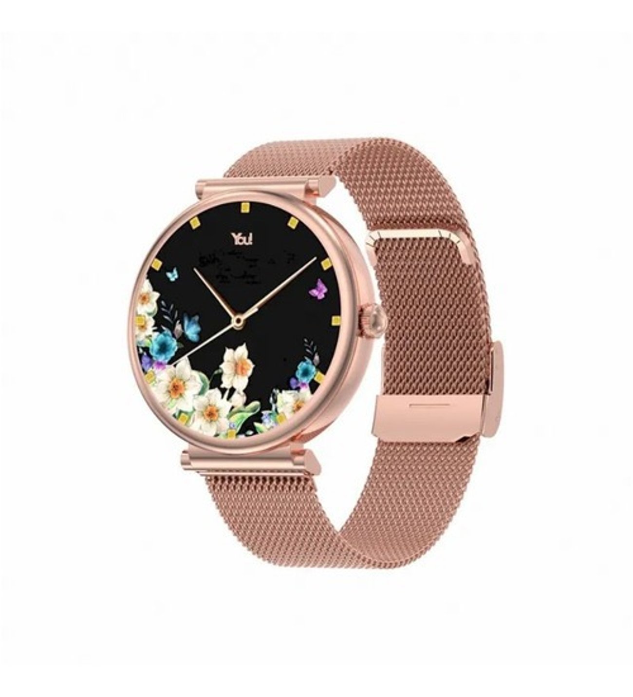 You Watch F15-yf153 You Smart Rose Gold &amp; Rose Hasır Bayan Kol Saati