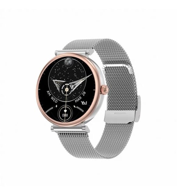 You Watch F15-yf154 You Smart Silver &amp; Silver Hasır Bayan Kol Saati