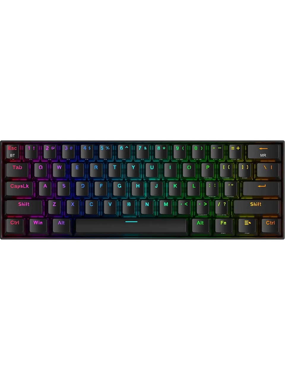 Redragon K530-rgb-pro Rgb Brown Swıtch Kablosuz Mekanik Q Gaming Klavye Siyah