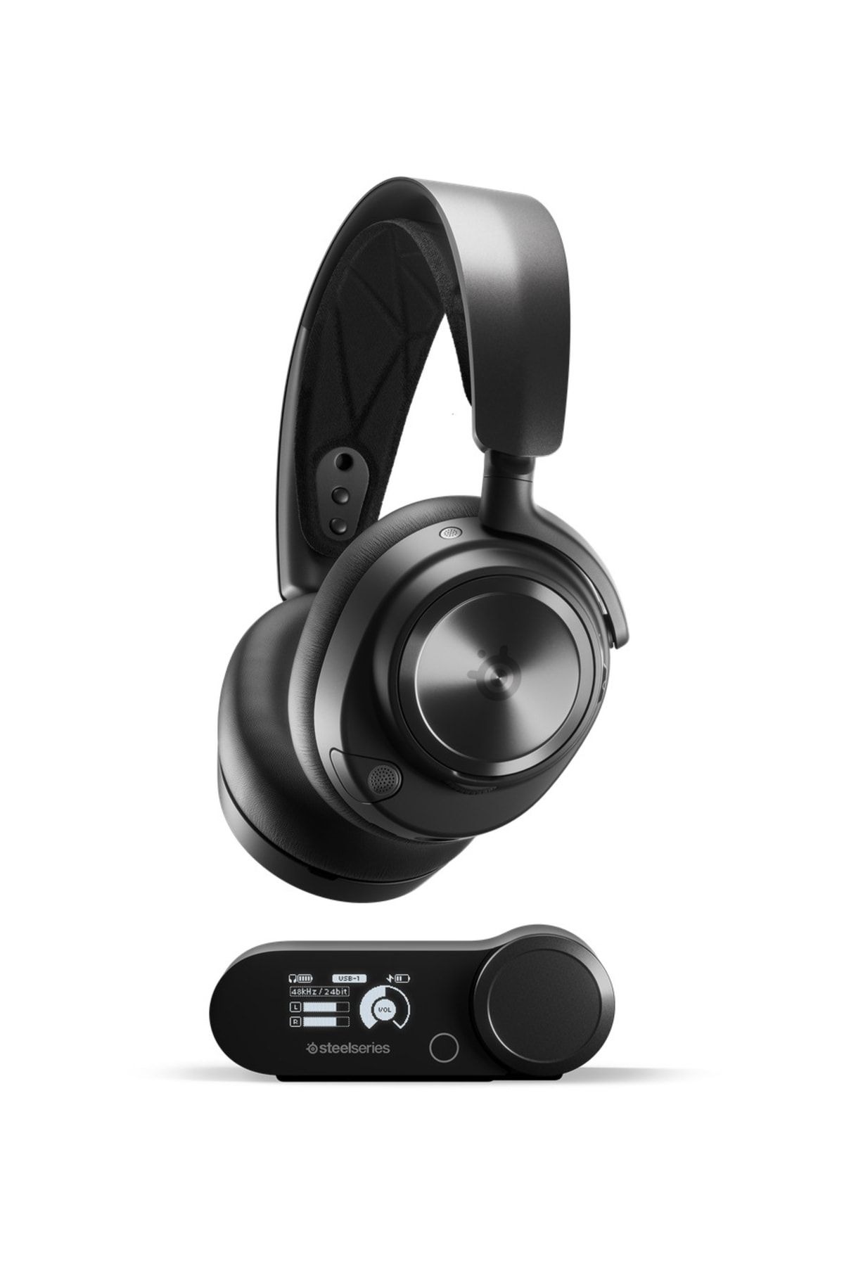 SteelSeries Arctis Nova Pro Kablosuz Kulak Üstü Oyuncu Kulaklığı Siyah