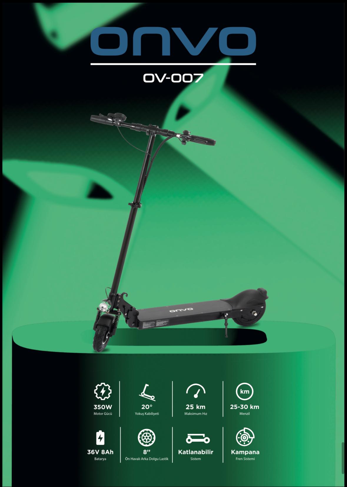 Onvo Ov-007 X 8&quot; 500w Scooter