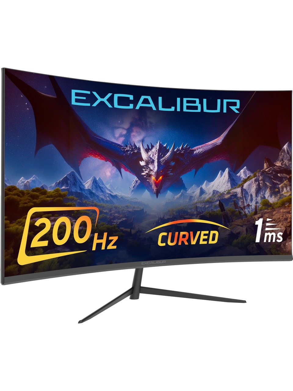 Casper Excalibur M.e236fvc-d 19201080 Fhd Curved 200hz 1ms 23,8" Oyuncu Monitörü