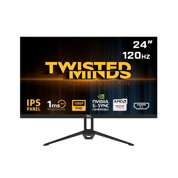 Twısted Mınds 24" Tm24fhd120ıps Fhd 120hz 1ms Hdmı Dp Ips Çerçevesiz Gamıng Monitör