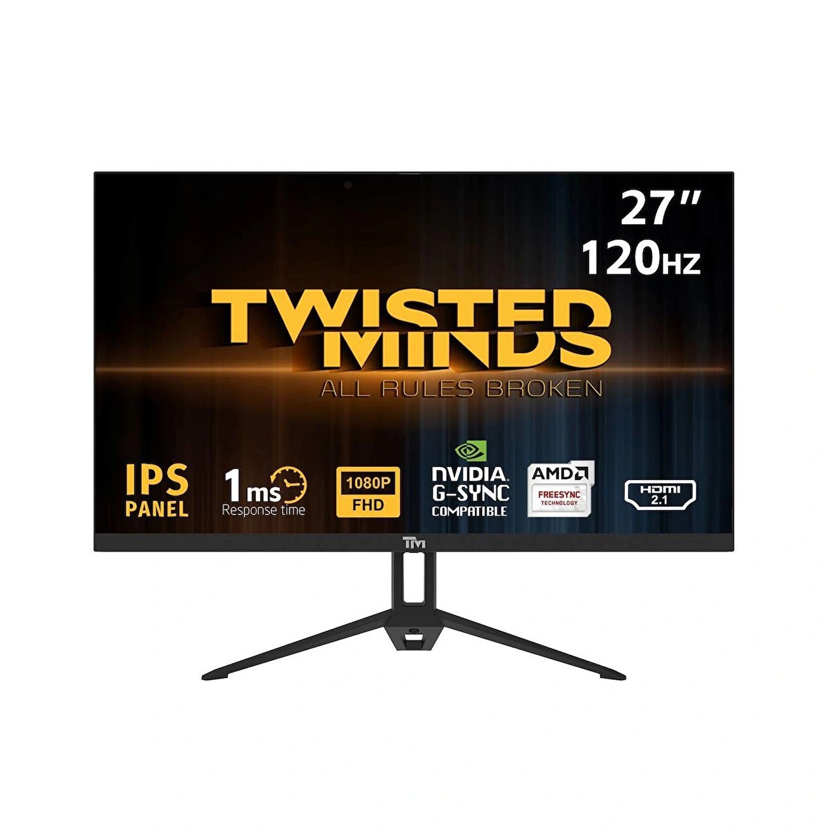 Twısted Mınds 27" Tm27fhd120ıps Fhd 120hz 1ms Hdmı Dp Ips Çerçevesiz Gamıng Monitör