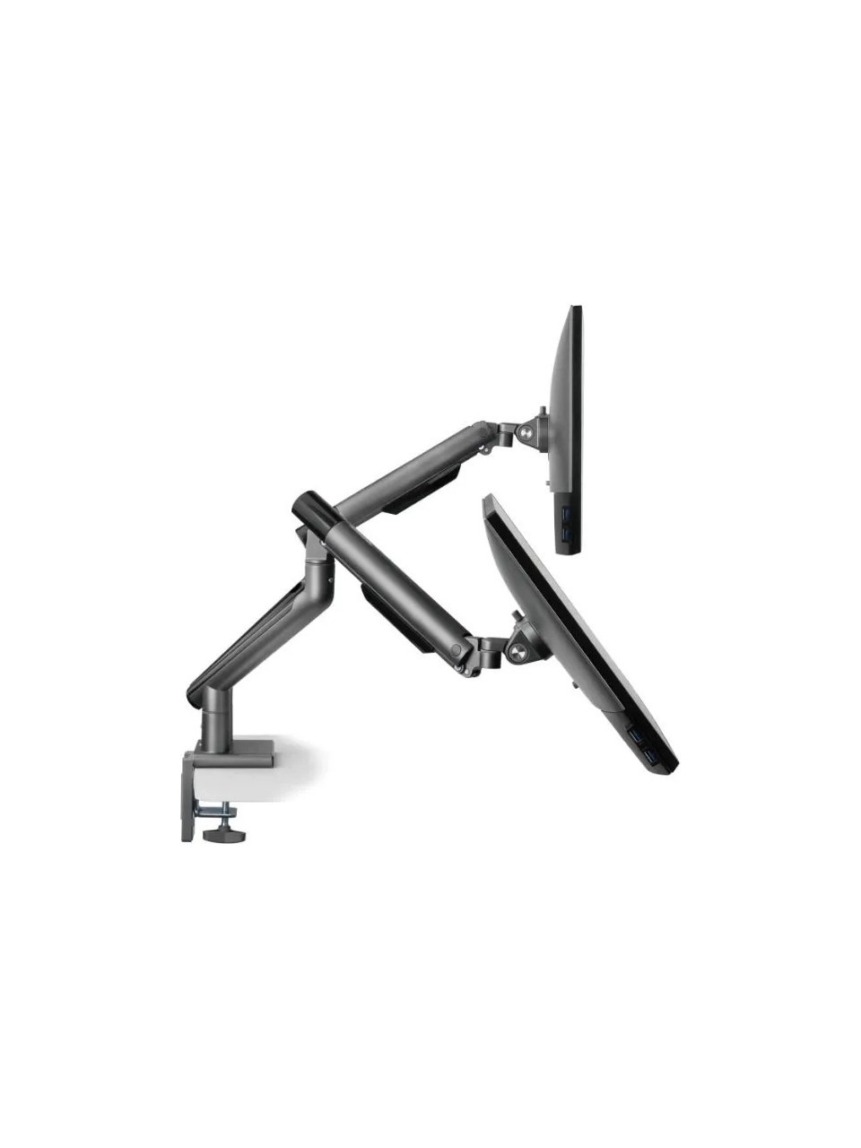 Twısted Mınds tm-49-c012-g Premium Mekanik Amortisör 17&quot;- 32&quot; Max 2x 9kg İkili monitör Kolu