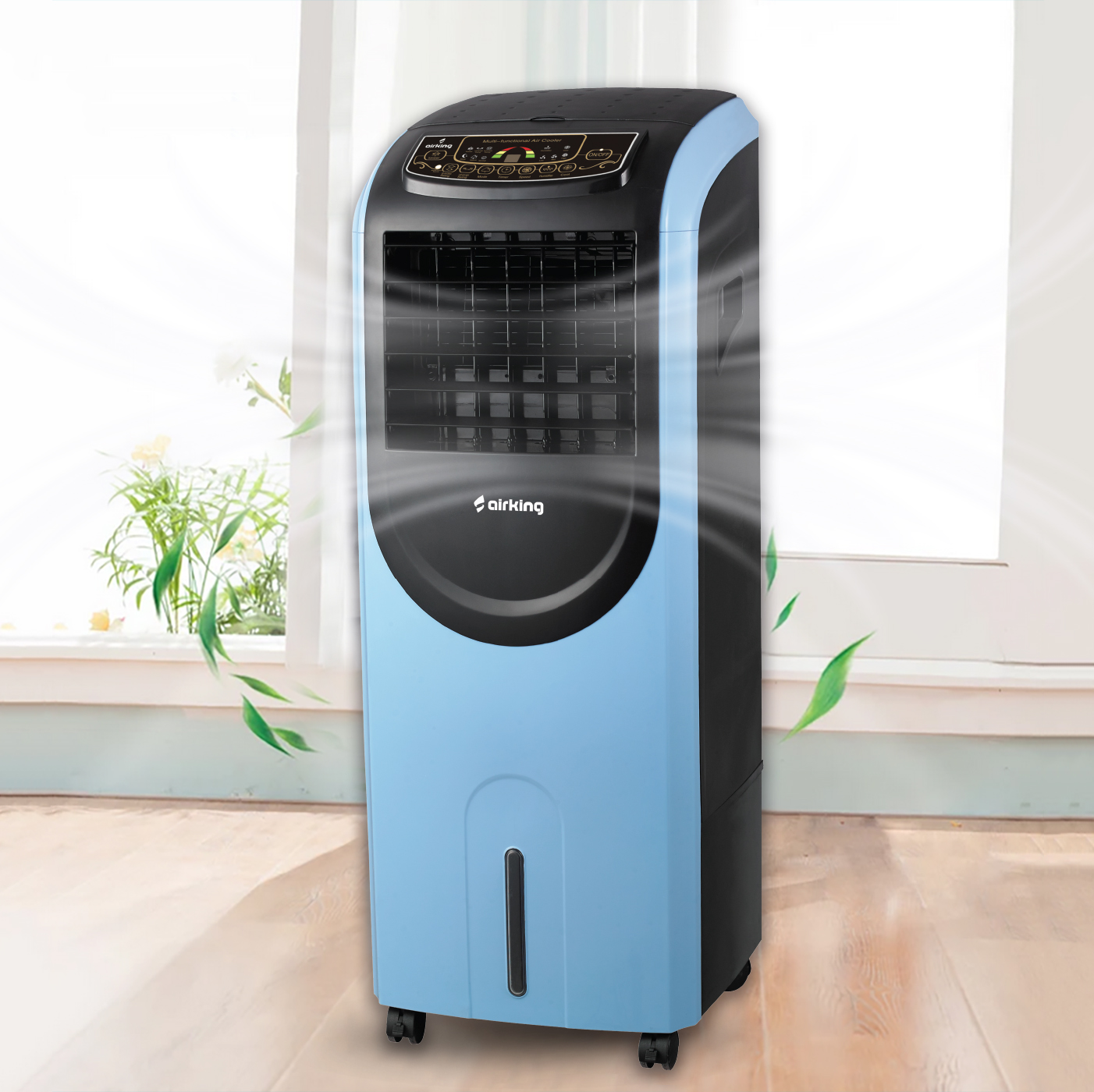 Airking Climax 2020 200W 20L Portatif Dijital Hava Soğutucu Mavi