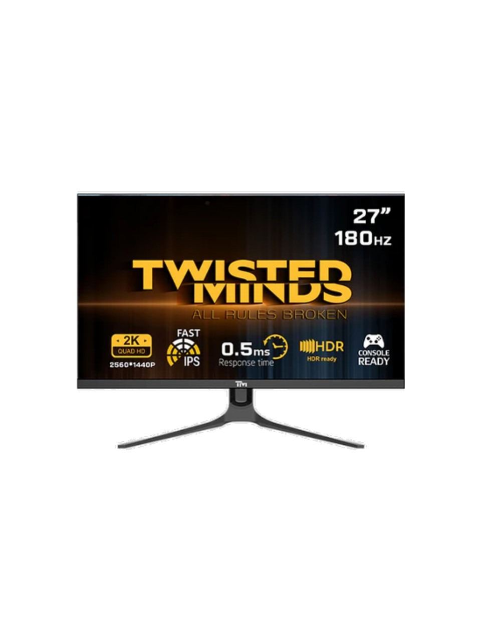 Twısted Mınds 27" Tm27qhd180ıps Qhd 2k 180hz 0,5ms Hdmı Dp Hdr Ready Fast Ips Rgb Gamıng Monitör